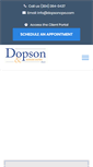 Mobile Screenshot of dopsoncpa.com